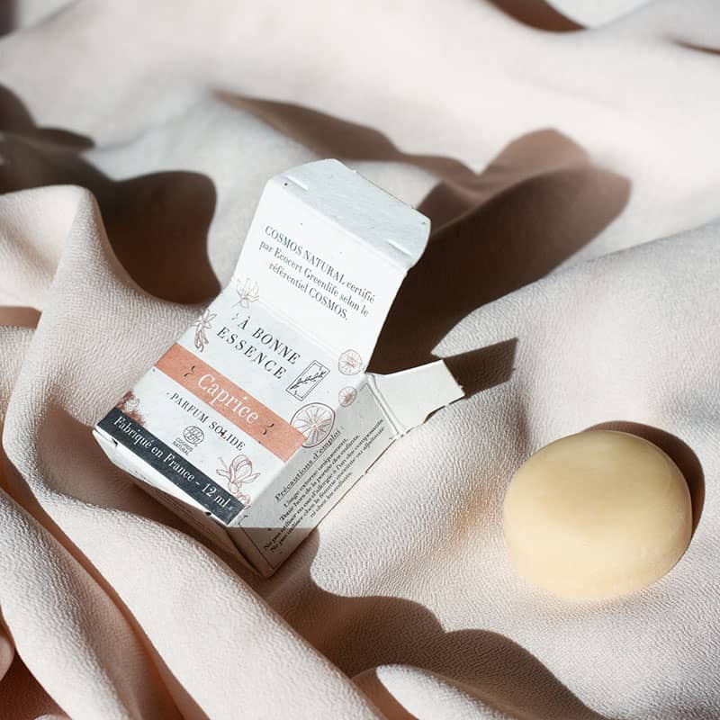 emballage de produit écologique pour une marque de parfum fait par une agence de Valence